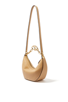 Small VLogo Moon Hobo Bag