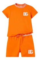 Kids Logo Cotton Shorts