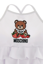 Toy Bear Print Swimsuit