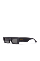 Rectangular Acetate Sunglasses