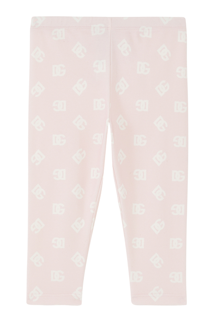 Kids All-Over Logo Leggings