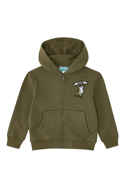 Kids Logo Patch Hooded Sweatshirt