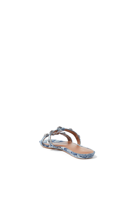 Octavia Denim Dress Sandals