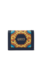 Gucci 100 Card Case Wallet in Jacquard