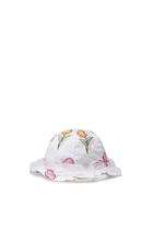 Kids Tulip-Print Bucket Hat