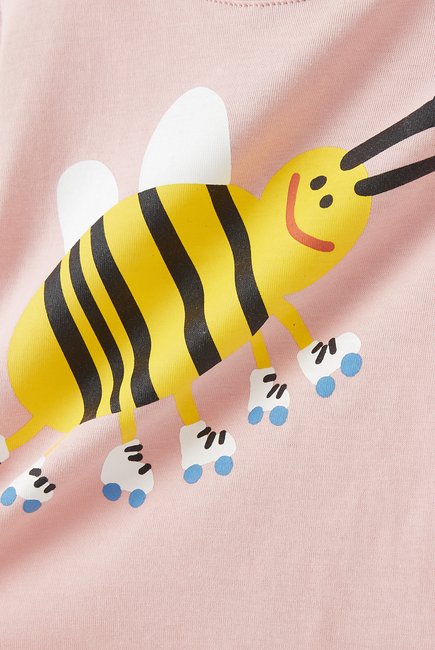 Kids Bee-Print Cotton T-shirt