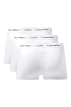 Low-Rise Stretch Cotton Trunks, Set of 3