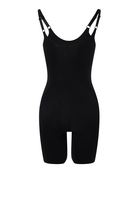 Oncore Open Bust Mid-Thigh Body Suit