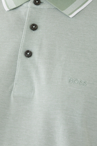 Oxford Cotton Piqué Polo Shirt