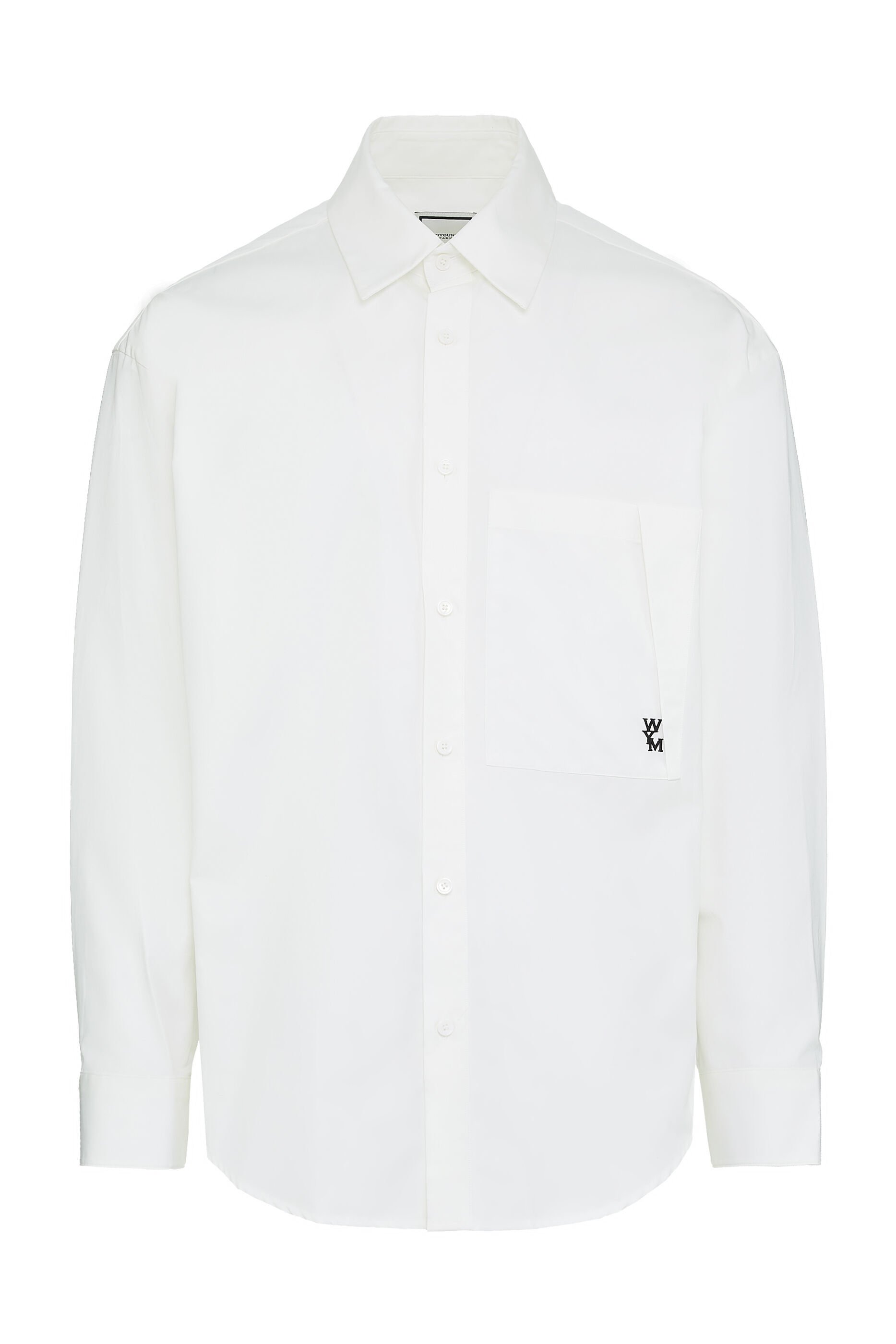 Wooyoungmi White Spread Collar Shirt