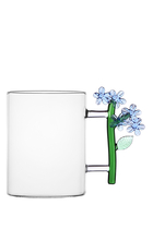 Mug with Light Blue Flower