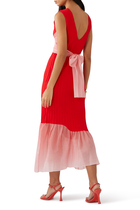Miranda 3D-Bubble Reversible Maxi Dress