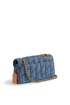 Quilted Denim Tabby Shoulder Bag 20