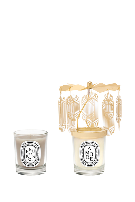 Holiday Carousel Small Candle Set
