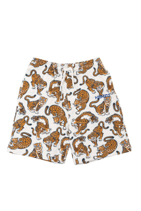 Tiger Print Shorts