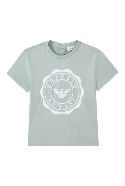 Kids Graphic Logo Cotton T-Shirt