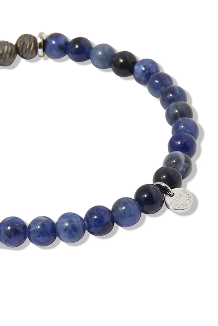 Blue Beaded Bracelet