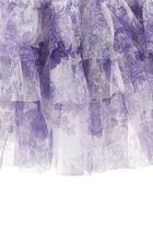 Printed Tulle Skirt