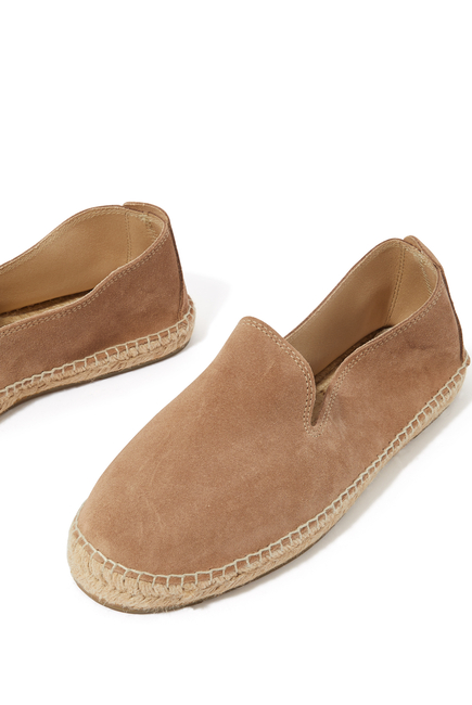 Hamptons Flat Suede Espadrilles