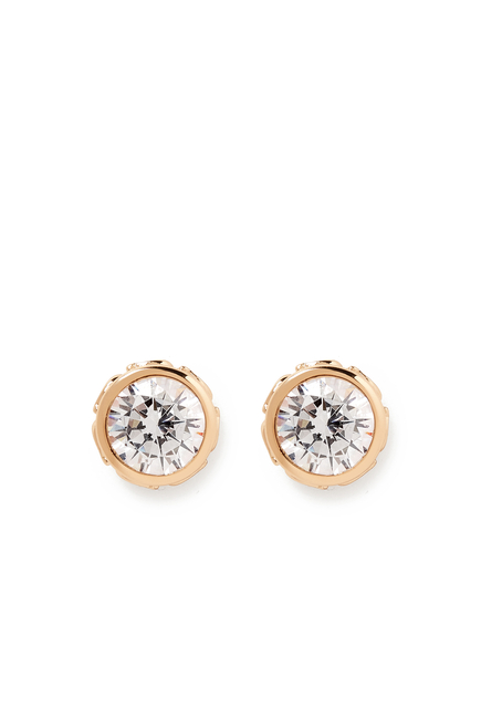 Stone Stud Earrings