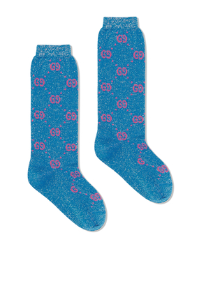 GG Lamé Cotton Socks