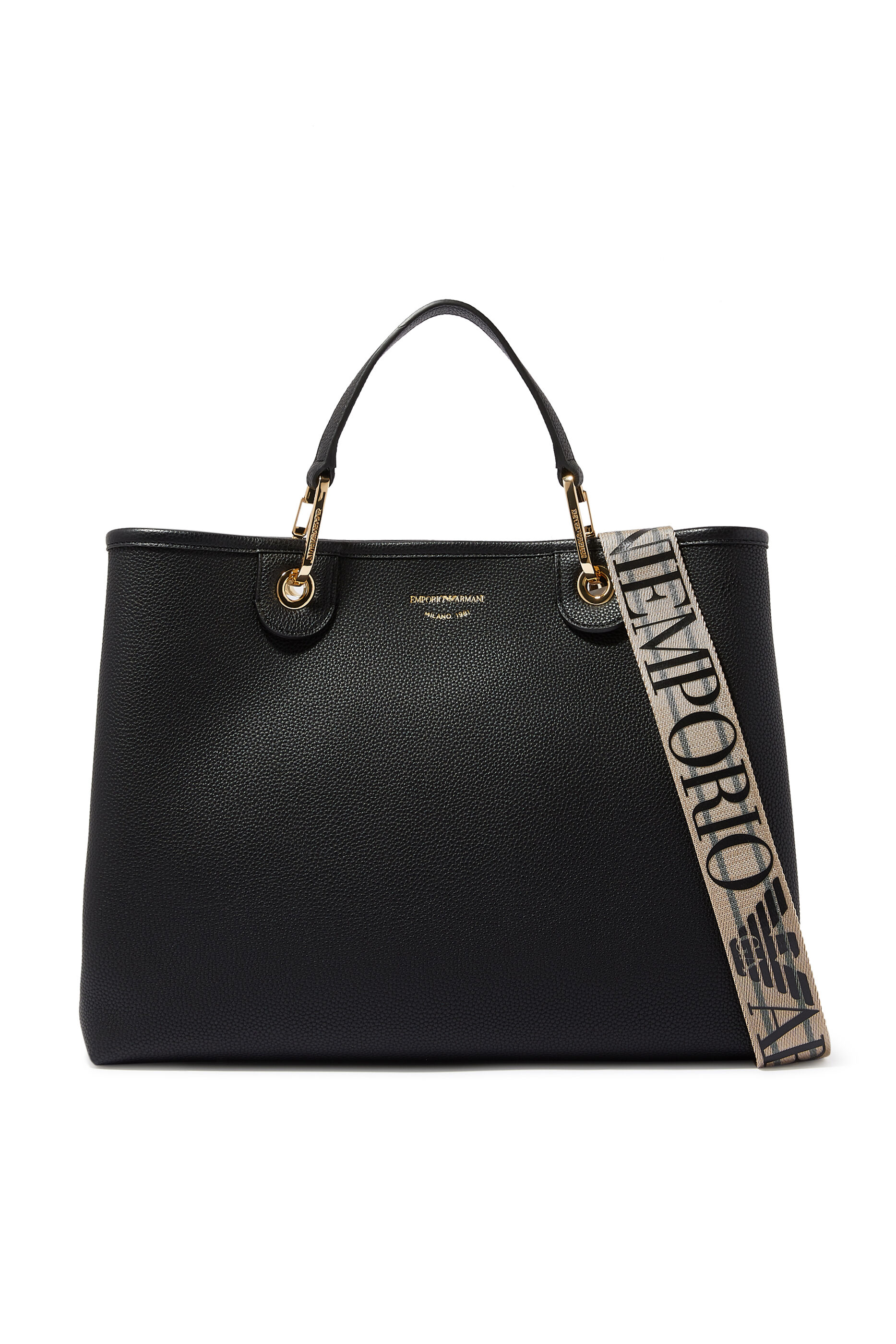 Emporio Armani women's bag with quilted effect Black | Caposerio.com