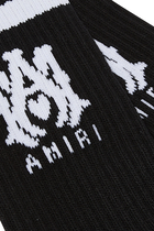 Ribbed M.A. Athletic Socks