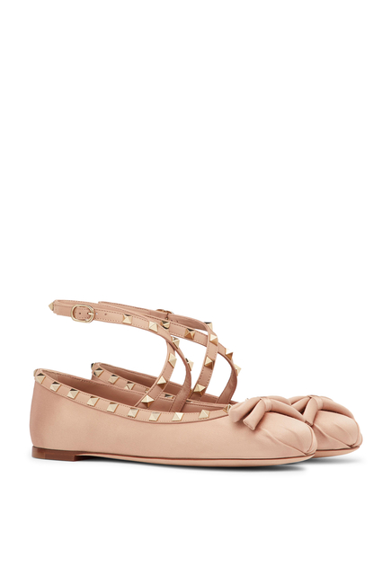 Rockstud Ballerina Flats