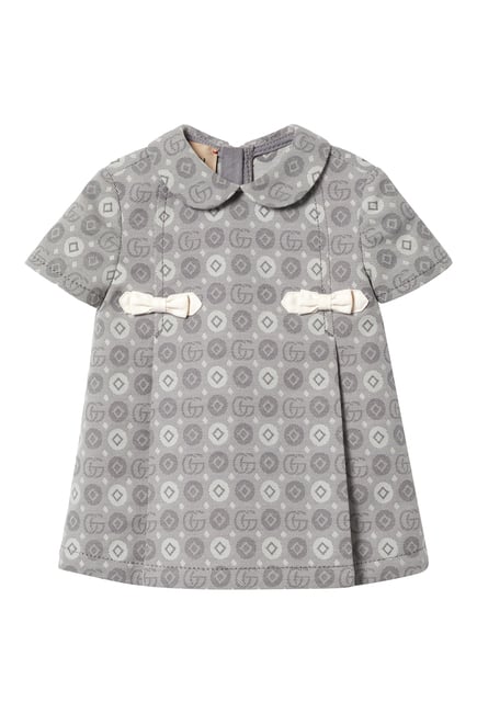 Kids Double G Cotton Dress