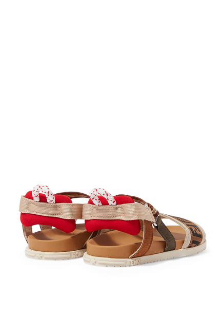 Kids FF Logo Sandals