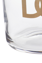Golden Logo Water Glasses, Set of 2