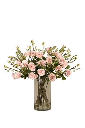 Large Rose Arrangement in a Glass