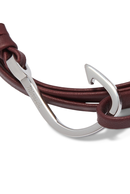 Hooked Leather Bracelet