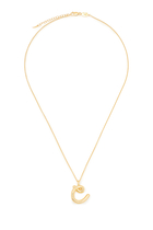 C Initial Pendant Necklace, 18K Gold-Plated Sterling Silver