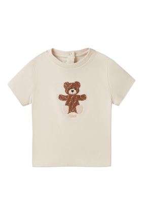 Fluffy Teddy Logo T-Shirt