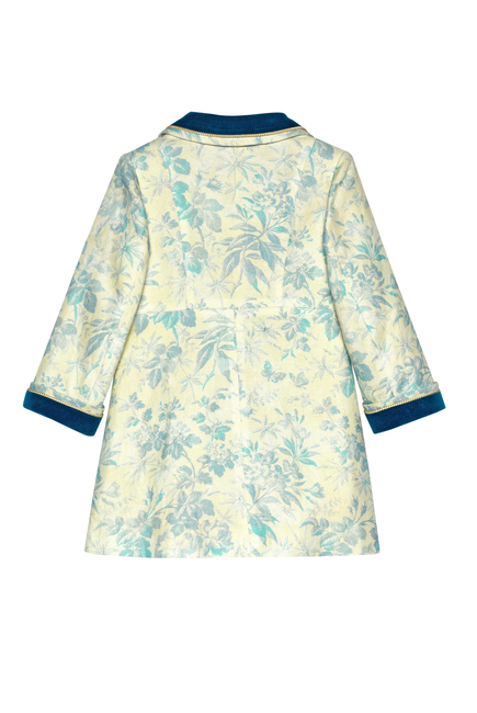 Ivy and Flower Linen Coat