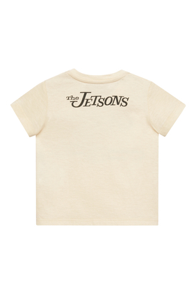 Kids Jetsons Printed Cotton T-Shirt