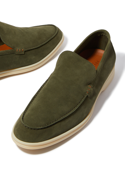 Suede Leather Loafers