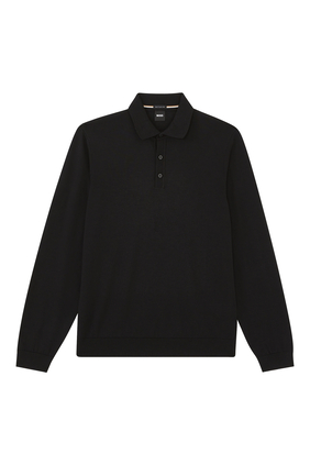 Responsible Slim-fit Polo Sweater