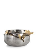 Butterfly Ginkgo Serving Bowl