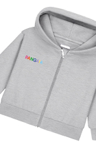 Kids Graphic Zipped Cotton Hoodie