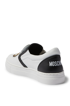Slip-on Leather Sneakers