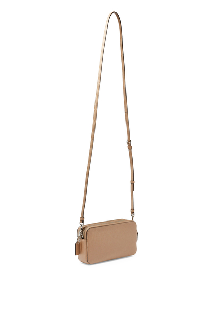 Kira Pebble Leather Cross-Body Bag
