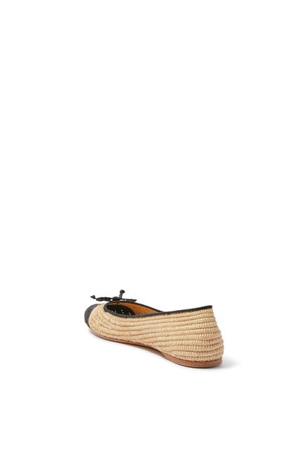 Idara Raffia Ballet Flats