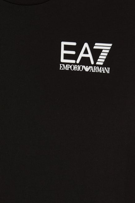 Kids EA7 Logo Print T-Shirt