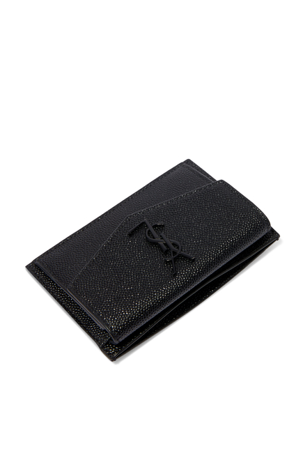 Textured Leather Wallet