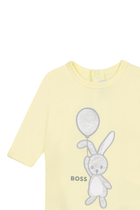 Embroidered Bunny Pajamas