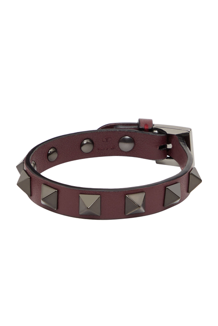 Valentino Garavani Rockstud Leather Bracelet