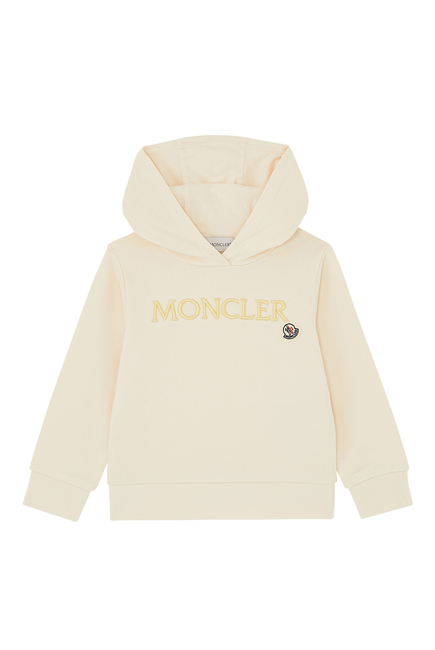 Kids Logo-Embroidered Cotton Hoodie