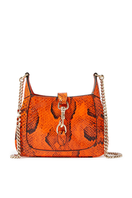 Jackie Notte Python Leather Mini Bag